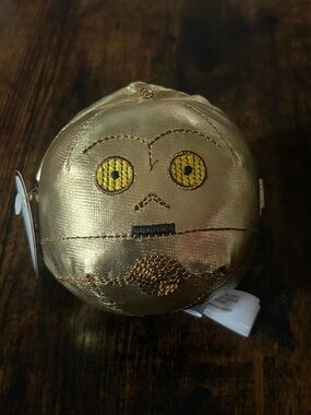 Gold C-3PO Coin Pouch 4”